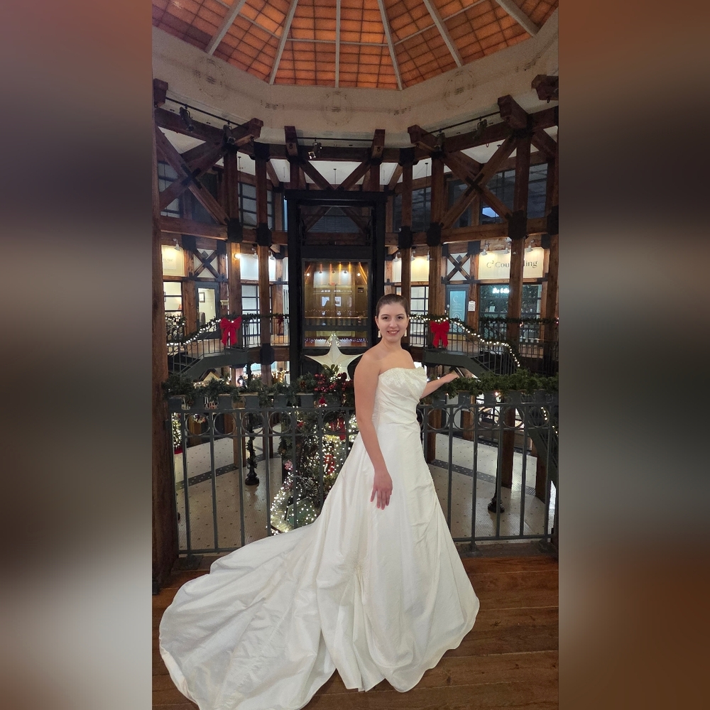 Strapless Beaded Wedding Dress